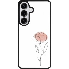 Coque Samsung Galaxy S26+ - Silicone rigide noir Spring 23 minimalist flower