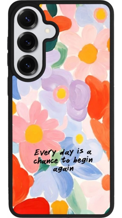 Coque Samsung Galaxy S26+ - Silicone rigide noir Every day is a chance 2026