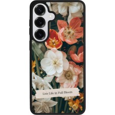 Coque Samsung Galaxy S26+ - Silicone rigide noir Full Bloom 2026