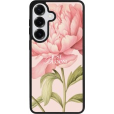 Coque Samsung Galaxy S26+ - Silicone rigide noir Just Bloom 2026