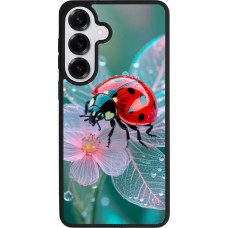 Coque Samsung Galaxy S26+ - Silicone rigide noir Ladybird in bloom 2026
