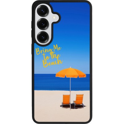 Coque Samsung Galaxy S26+ - Silicone rigide noir Summer 2025 Bring me to the beach