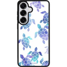 Samsung Galaxy S26+ Case Hülle - Silikon schwarz Turtles pattern watercolor