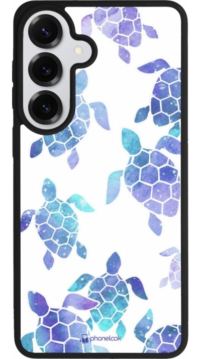 Coque Samsung Galaxy S26+ - Silicone rigide noir Turtles pattern watercolor