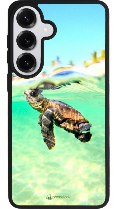 Coque Samsung Galaxy S26+ - Silicone rigide noir Turtle Underwater