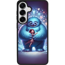 Coque Samsung Galaxy S26+ - Silicone rigide noir Valentine 2024 Fluffy Love