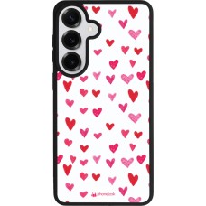 Coque Samsung Galaxy S26+ - Silicone rigide noir Valentine 2022 Many pink hearts
