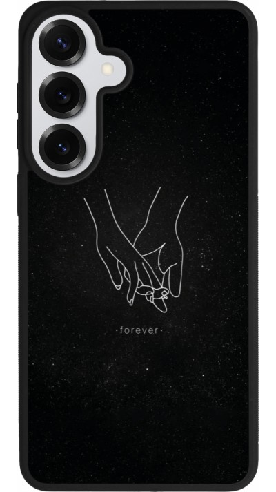 Coque Samsung Galaxy S26+ - Silicone rigide noir Valentine 2023 hands forever