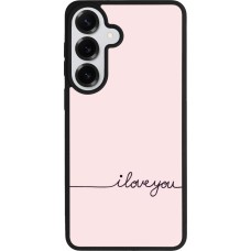 Coque Samsung Galaxy S26+ - Silicone rigide noir Valentine 2023 i love you writing