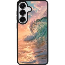 Coque Samsung Galaxy S26+ - Silicone rigide noir Wave Sunset