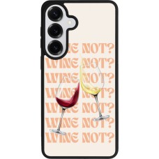 Coque Samsung Galaxy S26+ - Silicone rigide noir Wine not
