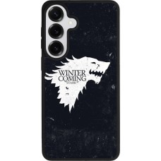 Coque Samsung Galaxy S26+ - Silicone rigide noir Winter is coming Stark