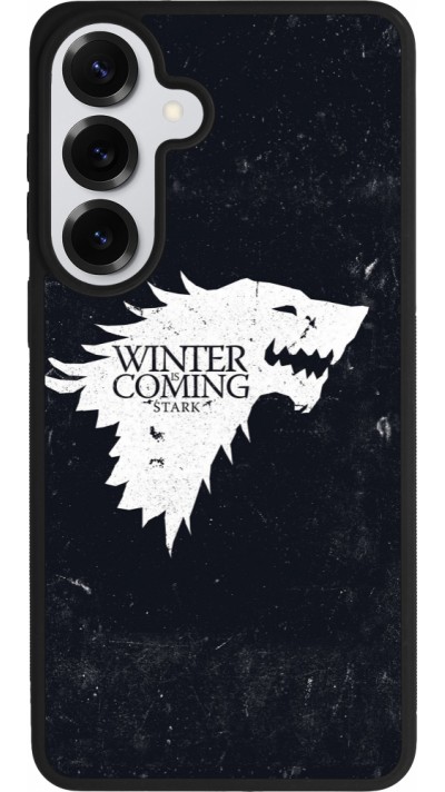Coque Samsung Galaxy S26+ - Silicone rigide noir Winter is coming Stark
