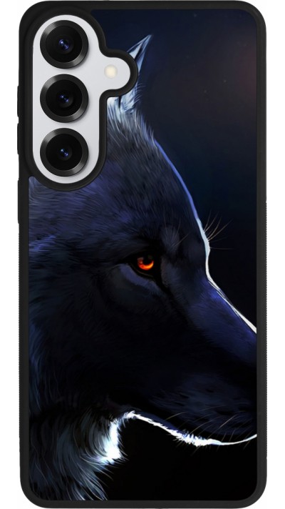 Coque Samsung Galaxy S26+ - Silicone rigide noir Wolf Shape