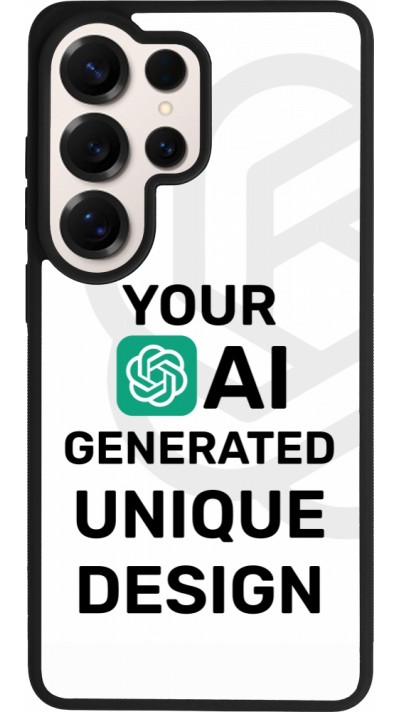 Samsung Galaxy S26 Ultra Case Hülle - Silikon schwarz Weltweit einzigartig erstellt dank Deiner Kreativität und künstlicher Intelligenz (KI)