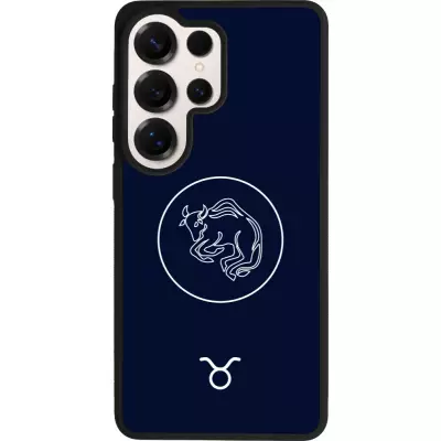 Coque Samsung Galaxy S26 Ultra - Silicone rigide noir Astrologie Taureau