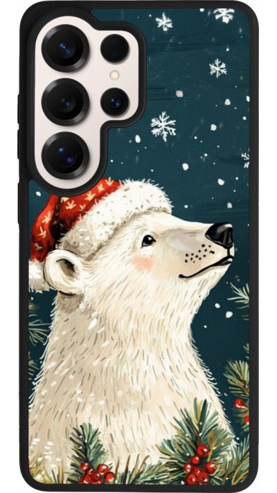 Coque Samsung Galaxy S26 Ultra - Silicone rigide noir Christmas 25 Bear