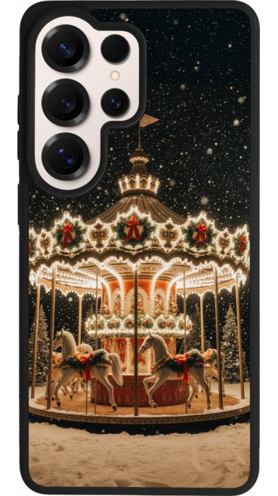 Coque Samsung Galaxy S26 Ultra - Silicone rigide noir Christmas 25 Carousel