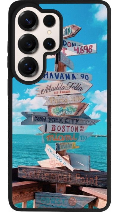 Coque Samsung Galaxy S26 Ultra - Silicone rigide noir Cool Cities Directions