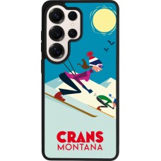 Samsung Galaxy S26 Ultra Case Hülle - Silikon schwarz Crans-Montana Ski Downhill