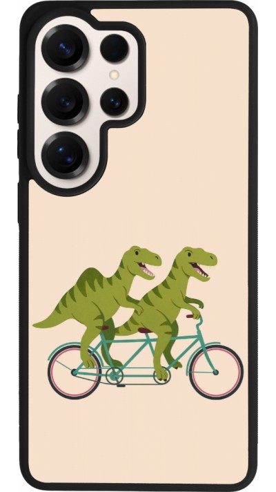 Samsung Galaxy S26 Ultra Case Hülle - Silikon schwarz Dinosaurs on bikes 2026