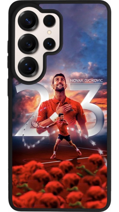 Samsung Galaxy S26 Ultra Case Hülle - Silikon schwarz Djokovic 23 Grand Slam