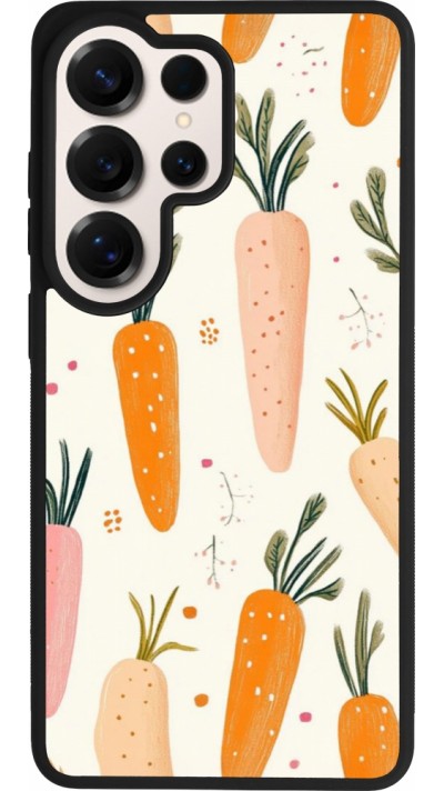 Coque Samsung Galaxy S26 Ultra - Silicone rigide noir Easter 2026 Illustration carrots