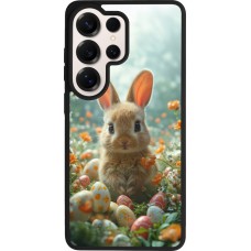 Coque Samsung Galaxy S26 Ultra - Silicone rigide noir Easter 2026 Rabbit in the garden