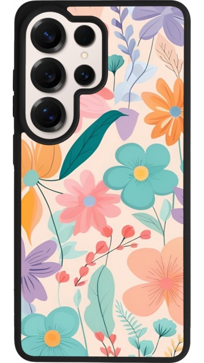 Samsung Galaxy S26 Ultra Case Hülle - Silikon schwarz Easter 2024 spring flowers