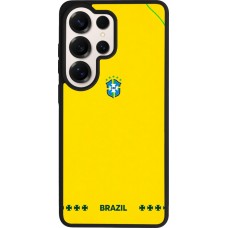 Samsung Galaxy S26 Ultra Case Hülle - Silikon schwarz Brasilien 2026 personalisierbares Fussballtrikot
