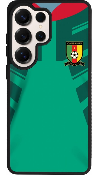 Samsung Galaxy S26 Ultra Case Hülle - Silikon schwarz Kamerun 2022 personalisierbares Fussballtrikot