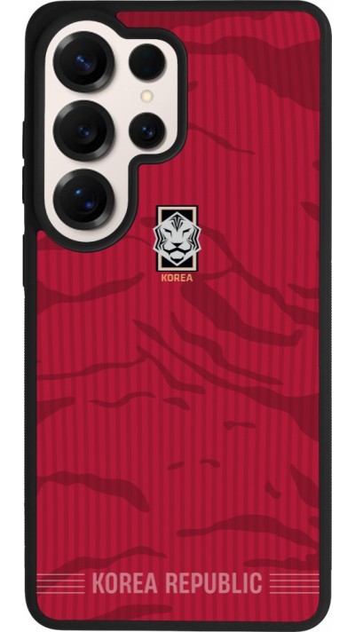 Samsung Galaxy S26 Ultra Case Hülle - Silikon schwarz Südkorea 2026 personalisierbares Fussballtrikot