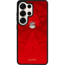 Coque Samsung Galaxy S26 Ultra - Silicone rigide noir Maillot de football Égypte 2026 personnalisable