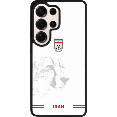 Coque Samsung Galaxy S26 Ultra - Silicone rigide noir Maillot de football Iran 2026 personnalisable