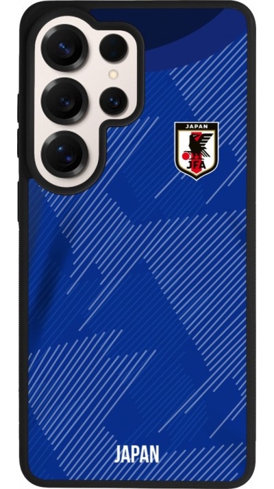 Coque Samsung Galaxy S26 Ultra - Silicone rigide noir Maillot de football Japon 2022 personnalisable