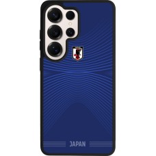 Coque Samsung Galaxy S26 Ultra - Silicone rigide noir Maillot de football Japon 2026 personnalisable