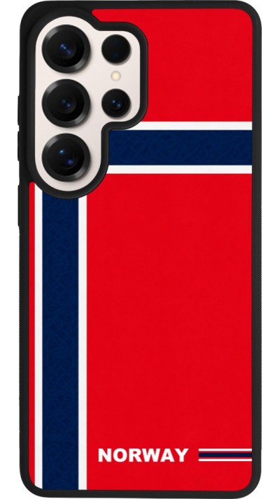 Samsung Galaxy S26 Ultra Case Hülle - Silikon schwarz Norwegen 2026 personalisierbares Fussballtrikot