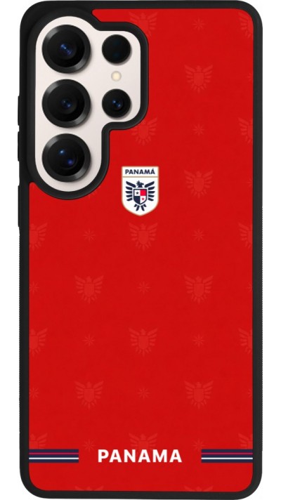 Samsung Galaxy S26 Ultra Case Hülle - Silikon schwarz Panama 2026 personalisierbares Fussballtrikot
