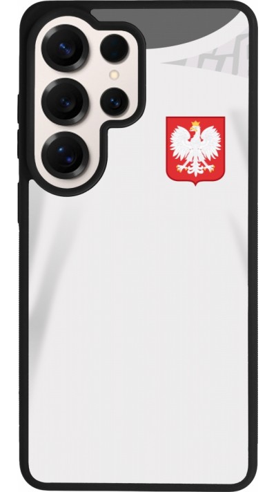 Samsung Galaxy S26 Ultra Case Hülle - Silikon schwarz Polen 2022 personalisierbares Fussballtrikot