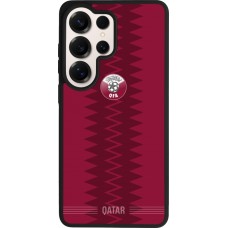 Samsung Galaxy S26 Ultra Case Hülle - Silikon schwarz Qatar 2026 personalisierbares Fussballtrikot