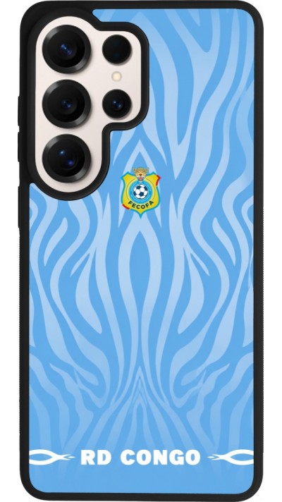 Samsung Galaxy S26 Ultra Case Hülle - Silikon schwarz Demokratische Republik Kongo 2026 personalisierbares Fussballtrikot