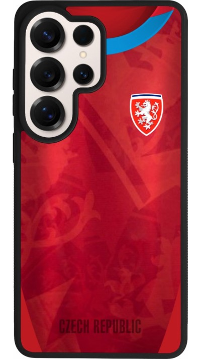 Samsung Galaxy S26 Ultra Case Hülle - Silikon schwarz Tschechische Republik personalisierbares Fussballtrikot