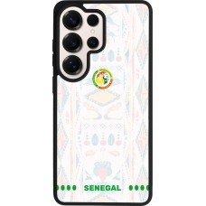 Coque Samsung Galaxy S26 Ultra - Silicone rigide noir Maillot de football Sénégal 2026 personnalisable