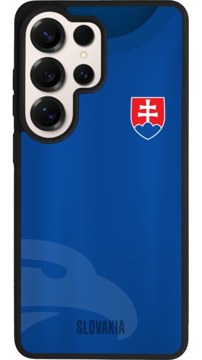Coque Samsung Galaxy S26 Ultra - Silicone rigide noir Maillot de football Slovaquie