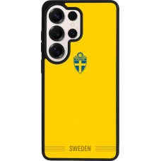Samsung Galaxy S26 Ultra Case Hülle - Silikon schwarz Schweden 2026 personalisierbares Fussballtrikot