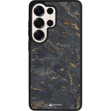 Samsung Galaxy S26 Ultra Case Hülle - Silikon schwarz Grey Gold Marble
