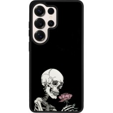 Coque Samsung Galaxy S26 Ultra - Silicone rigide noir Halloween 2023 rose and skeleton