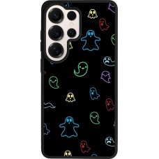 Samsung Galaxy S26 Ultra Case Hülle - Silikon schwarz Halloween 2024 colorful ghosts
