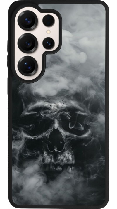 Samsung Galaxy S26 Ultra Case Hülle - Silikon schwarz Halloween 2024 smoky skull