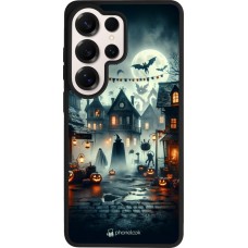 Samsung Galaxy S26 Ultra Case Hülle - Silikon schwarz Halloween Spukstadt